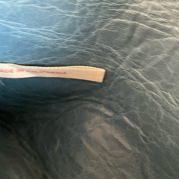 TOTEM Blue Suede Clutch with Silver Embossed Design - Picture 5 of 8